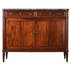 French 19th Century Louis XVI Style Mahogany Buffet