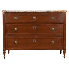 French 19th Century Louis XVI Style Mahogany Commode