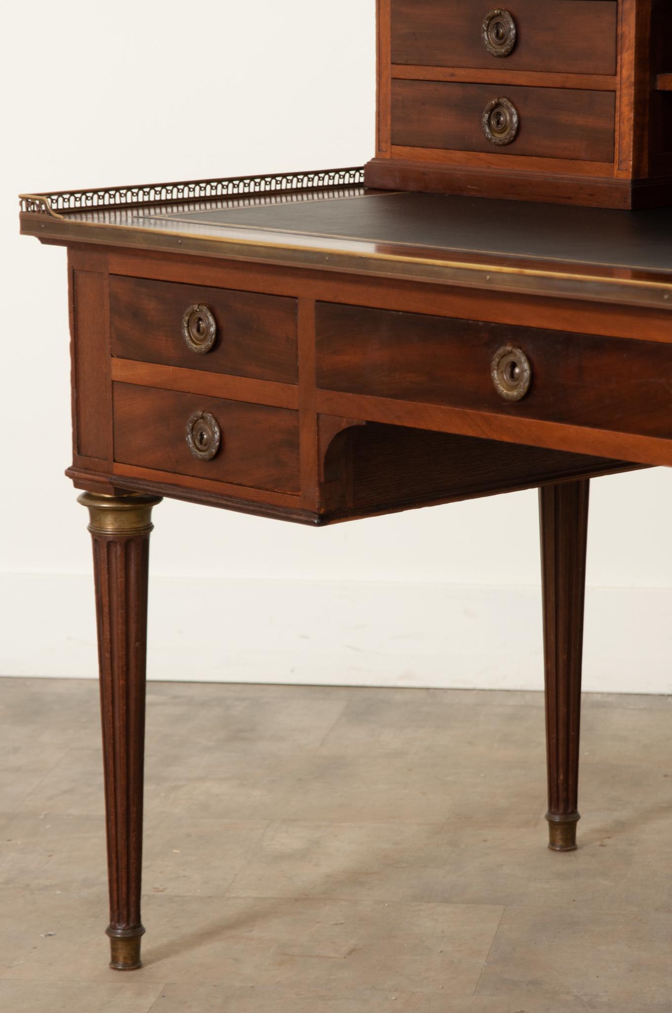 French 19th Century Louis XVI Style Mahogany Desk For Sale 7