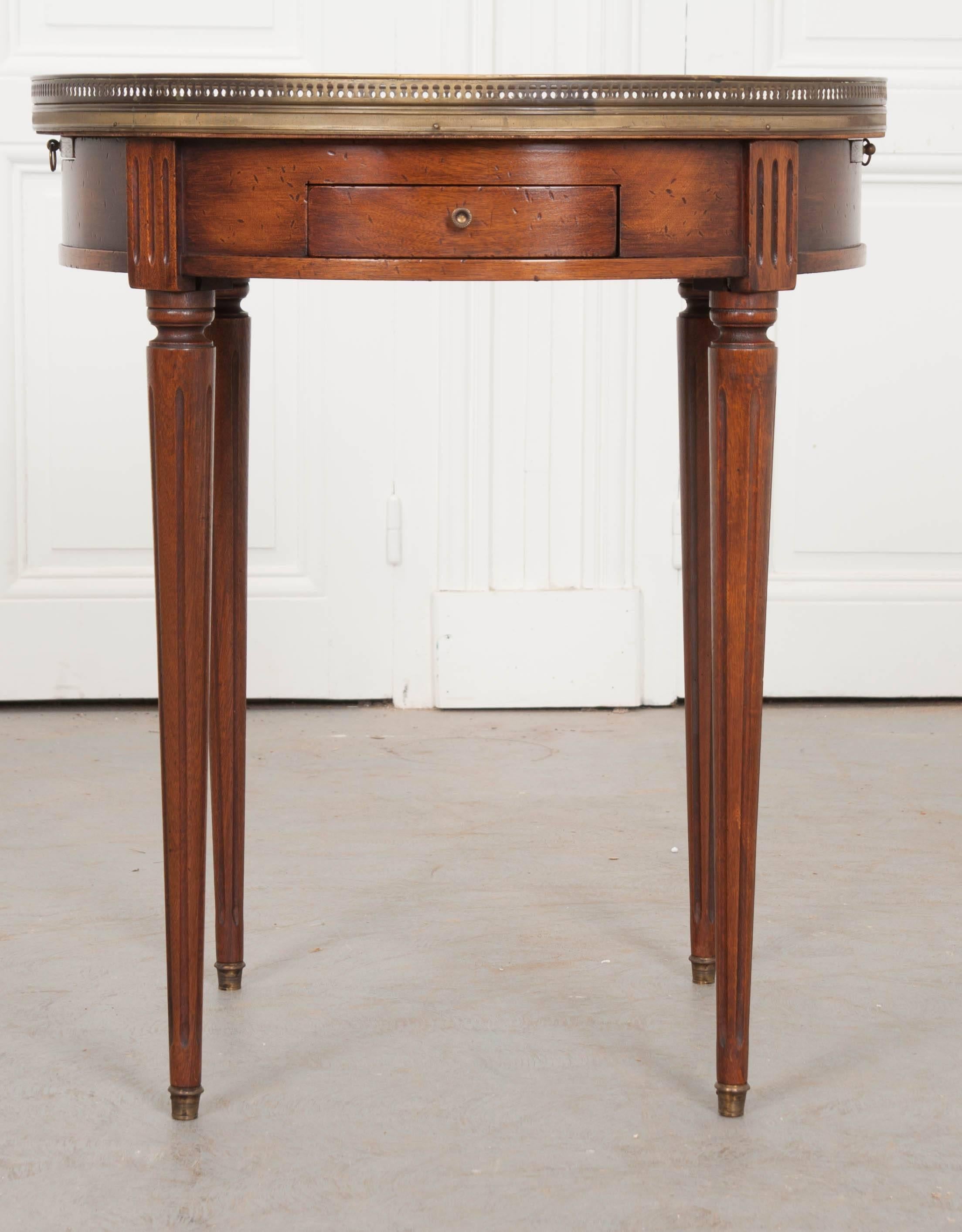 French 19th Century Louis XVI Style Mahogany Gueridon In Good Condition In Baton Rouge, LA