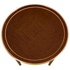 French 19th Century Louis XVI Style Mahogany Side Table, Attributed to Dasson