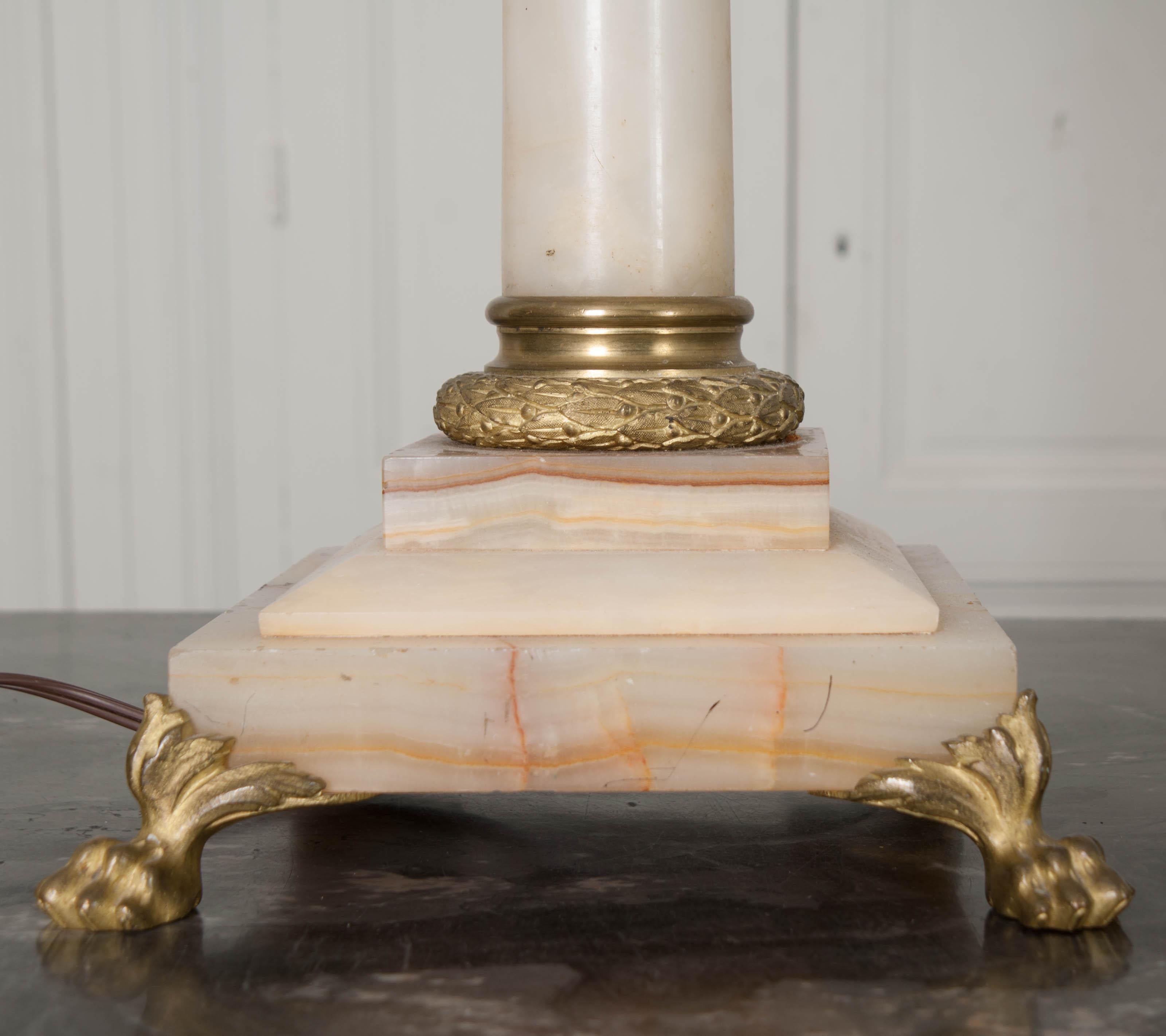 French 19th Century Louis XVI-Style Marble Lamp 5