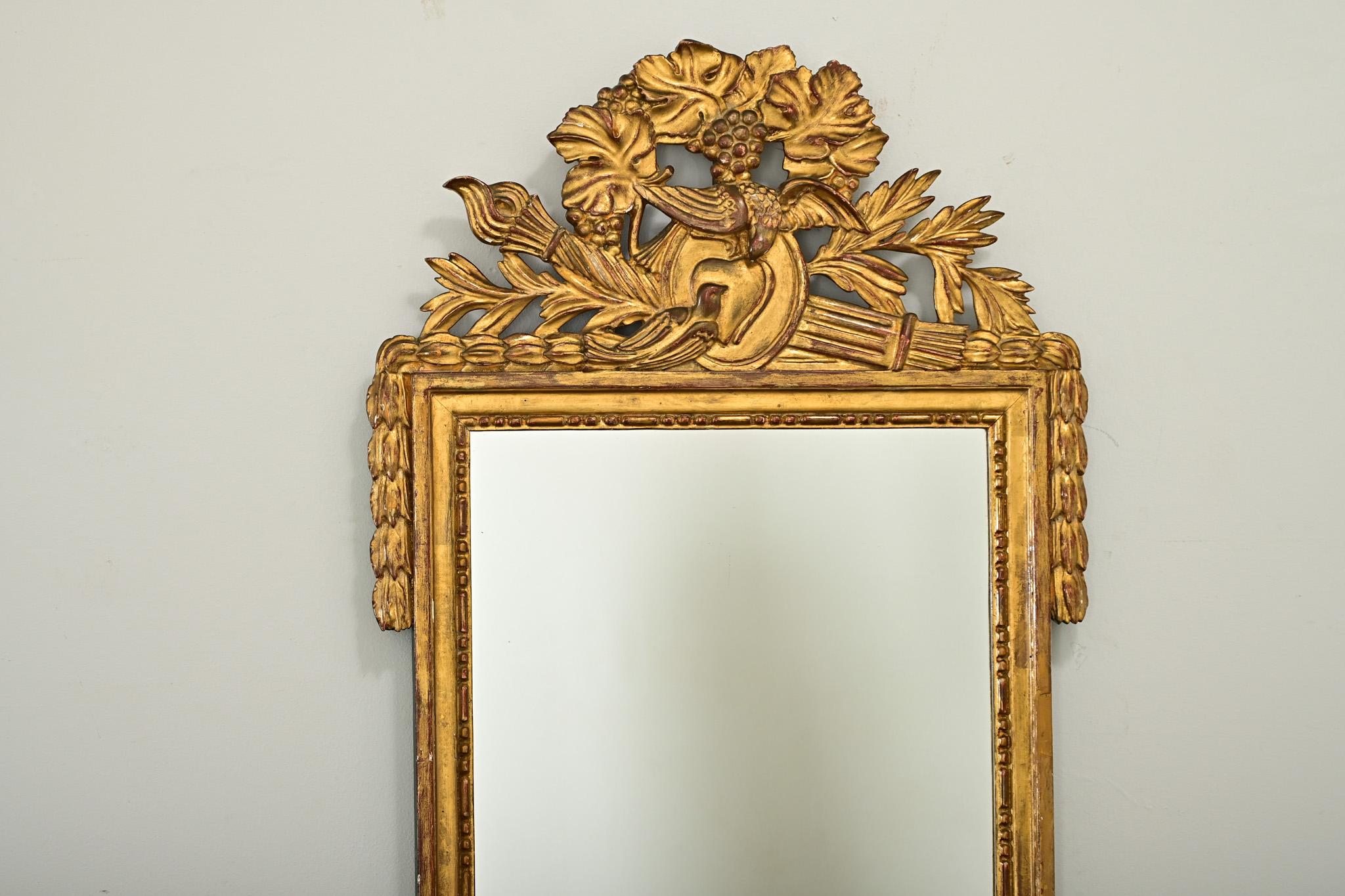 Espejo francés del siglo XIX estilo Luis XVI Francés en venta