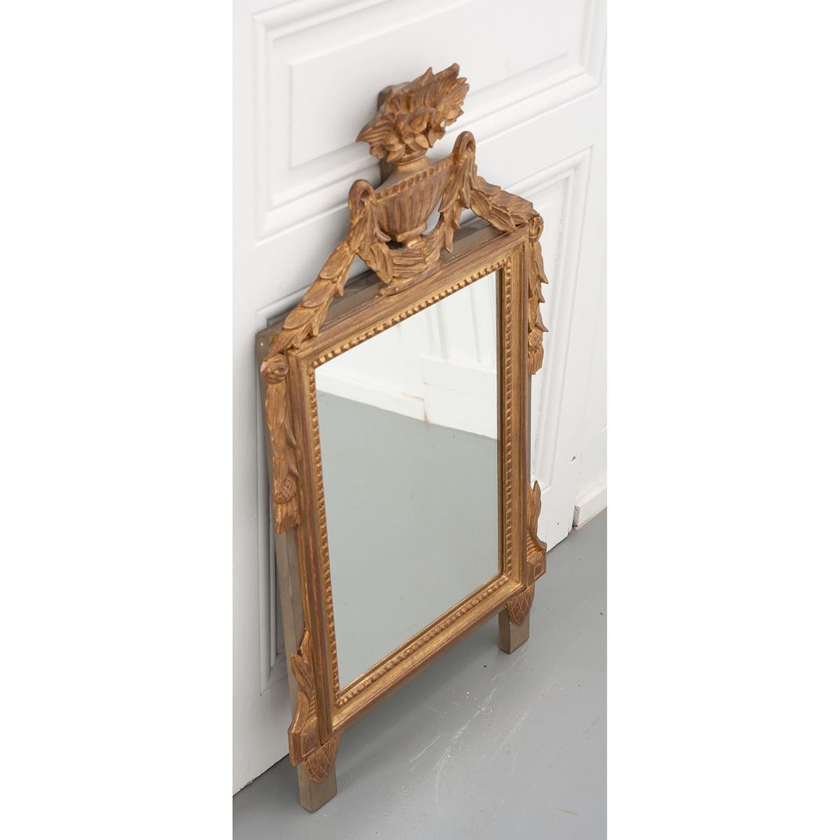 Giltwood French 19th Century Louis XVI-Style Mirror