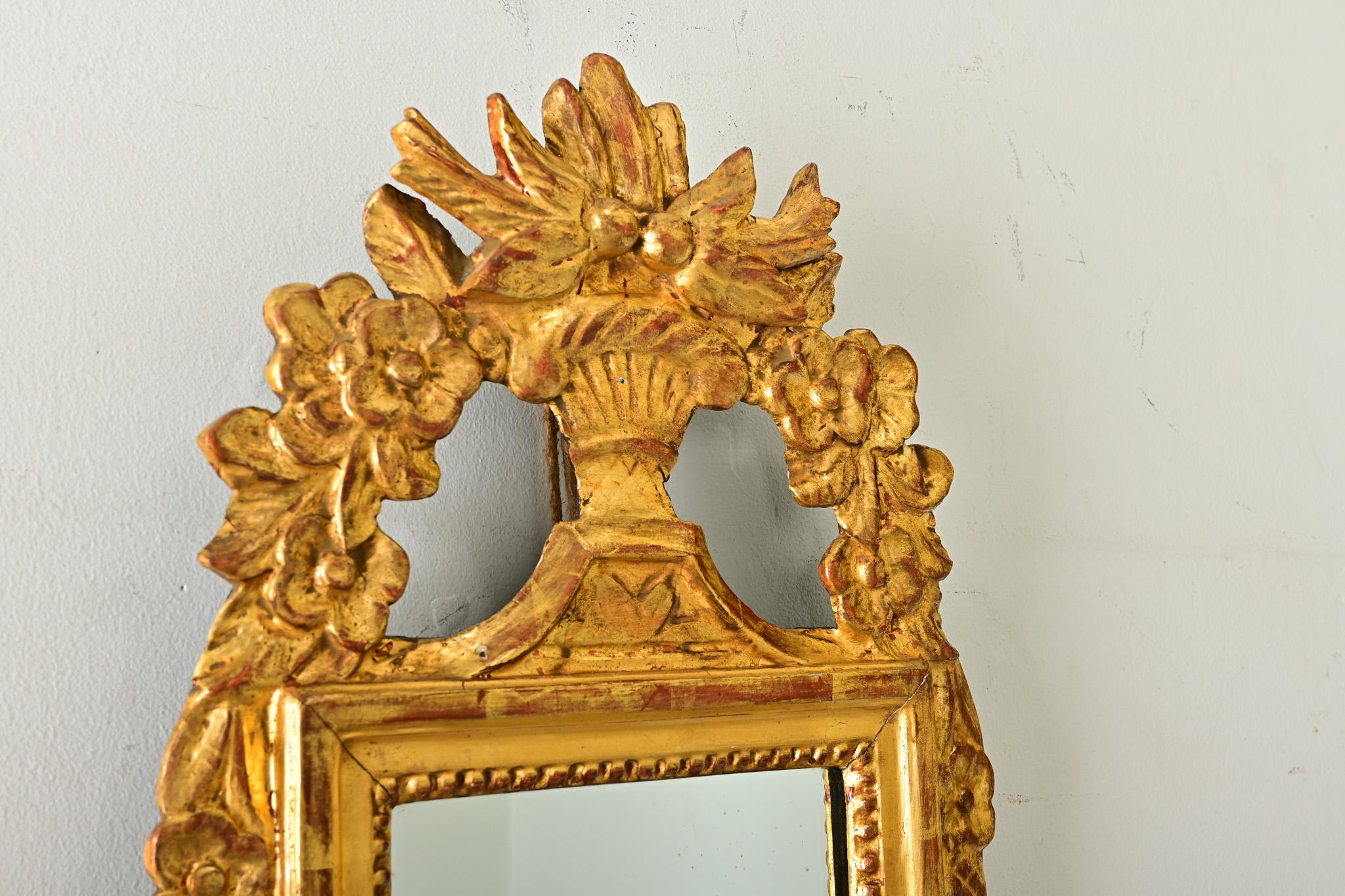 Specchio francese del XIX secolo in stile Luigi XVI in vendita 2