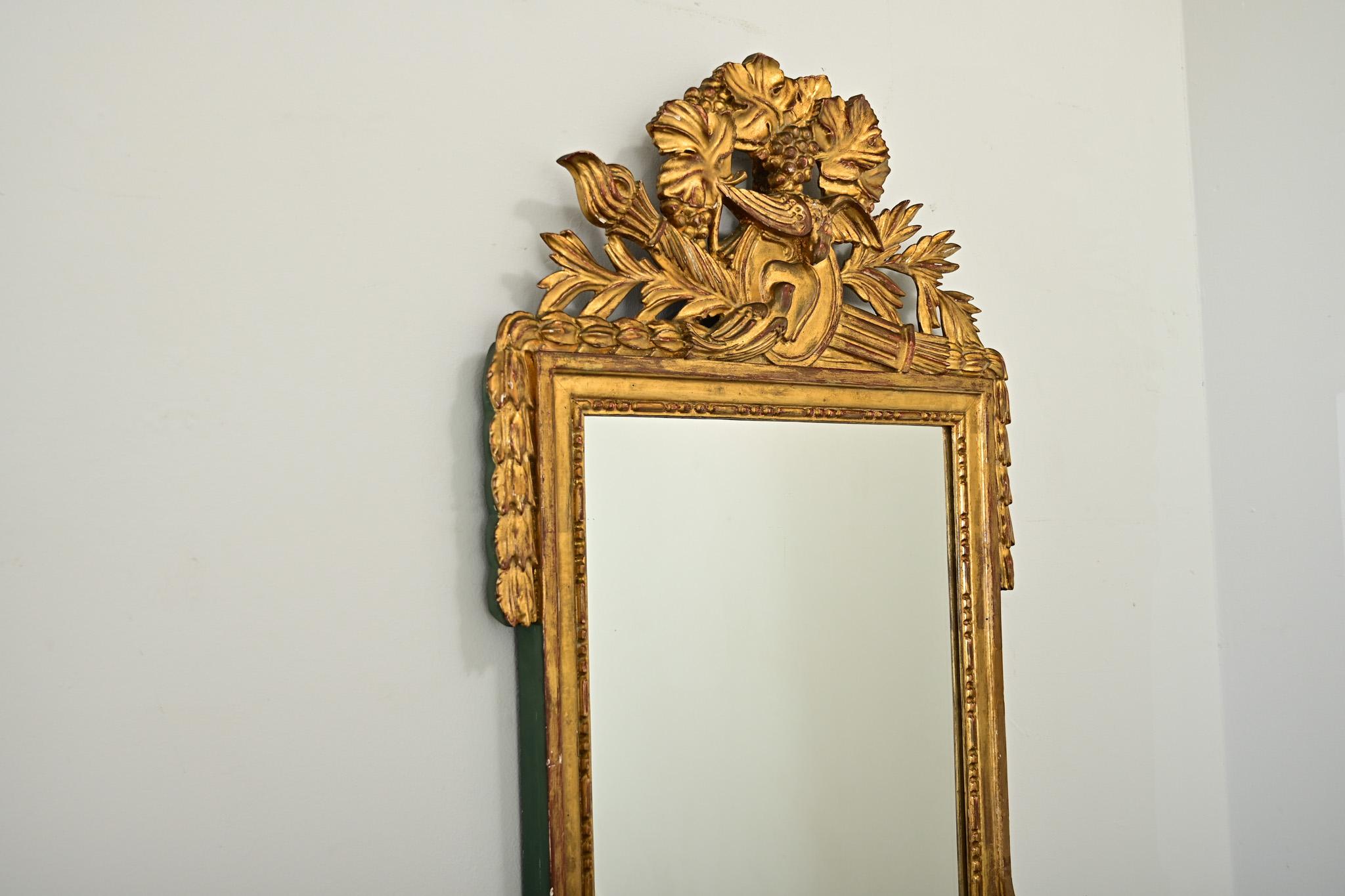Espejo francés del siglo XIX estilo Luis XVI en venta 2