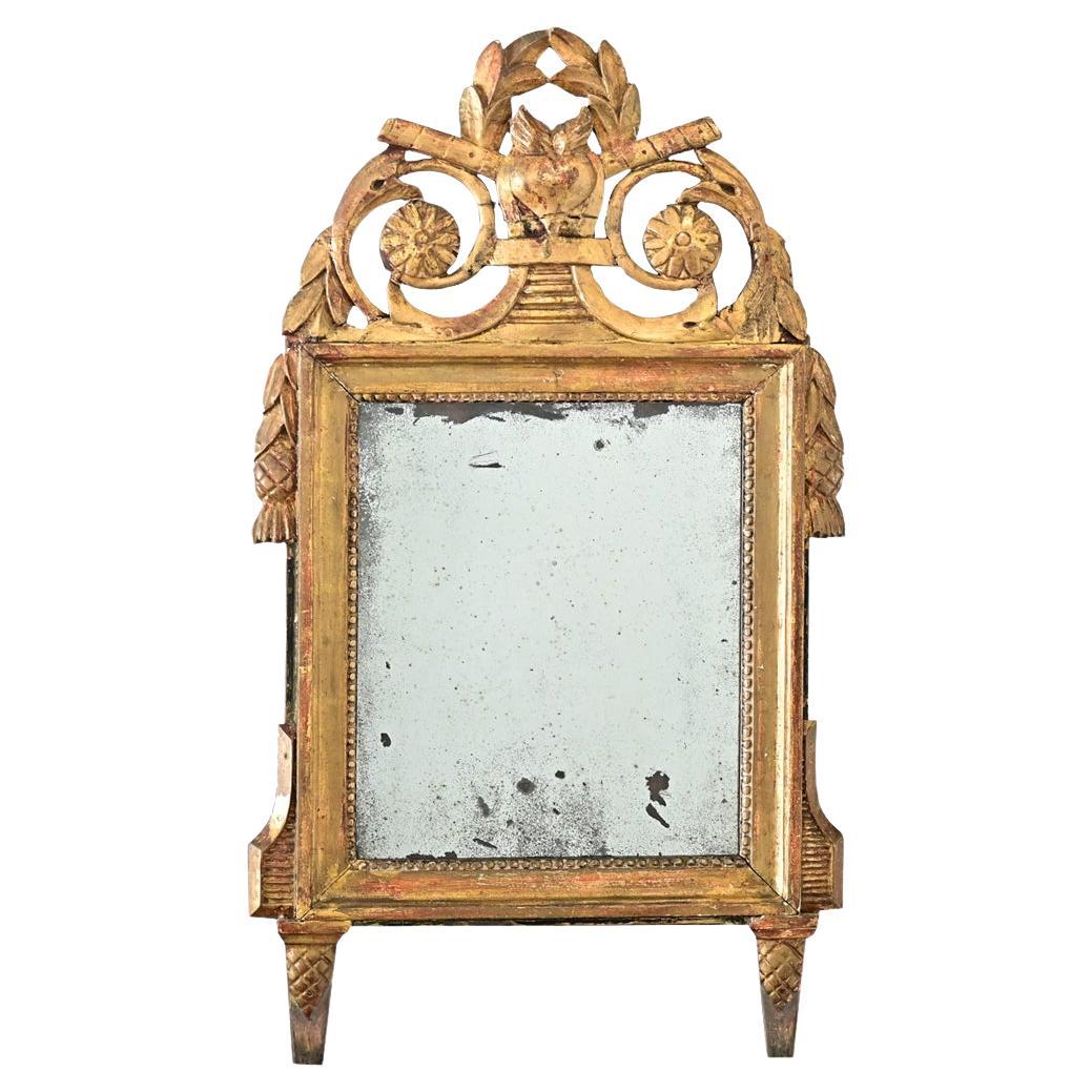 Miroir français du 19ème siècle de style Louis XVI