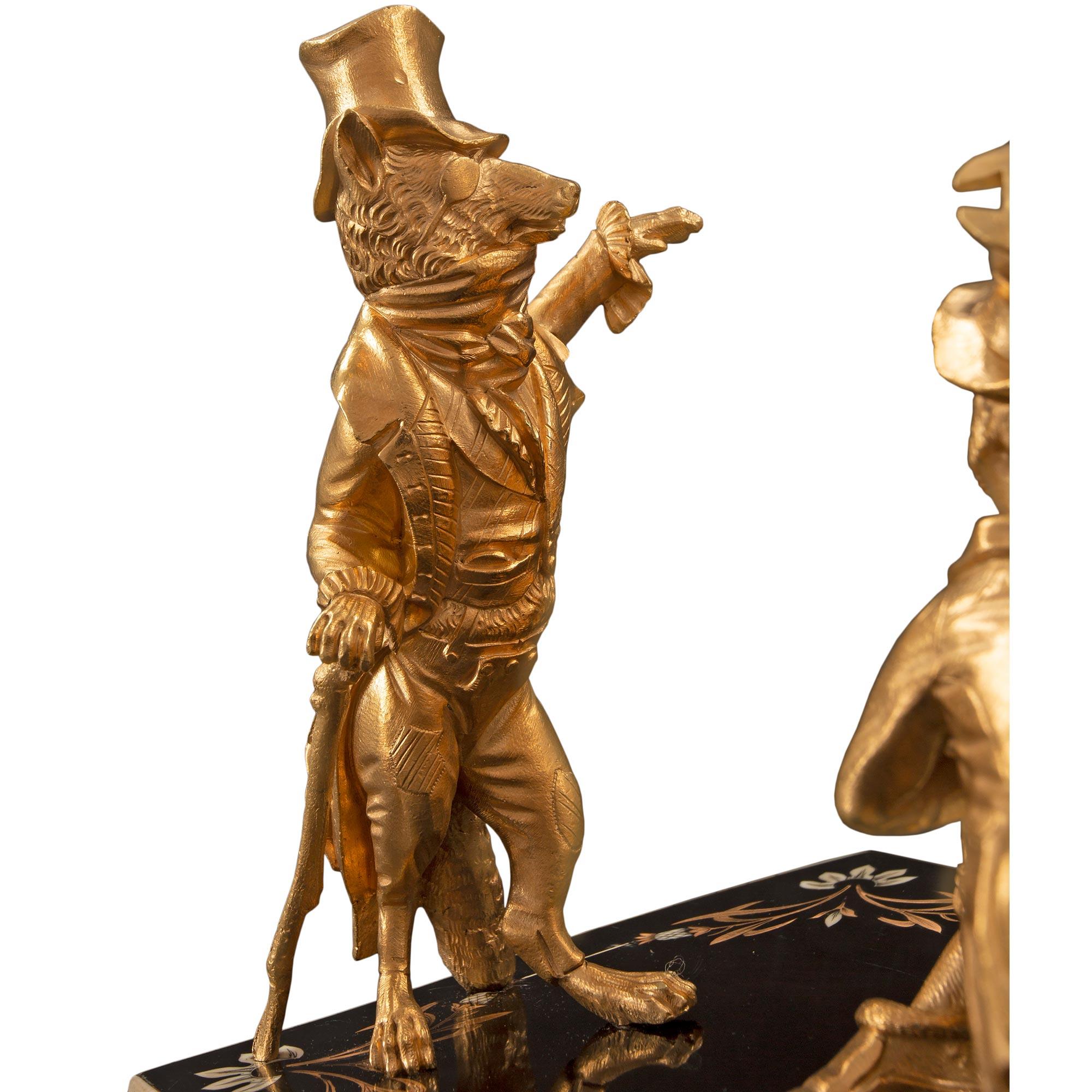 French 19th Century Louis XVI Style Napoleon III Period Statue/Desk Accessory For Sale 2