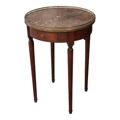 French 19th Century Louis XVI-Style Mahogany Gueridon Table French 19th Century Louis XVI-Style Mahogany Gueridon Table
