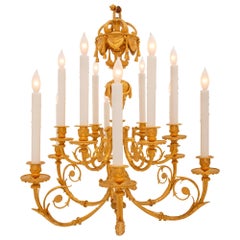 Ormolu-Kronleuchter im Louis-XVI.-Stil des 19. Jahrhunderts