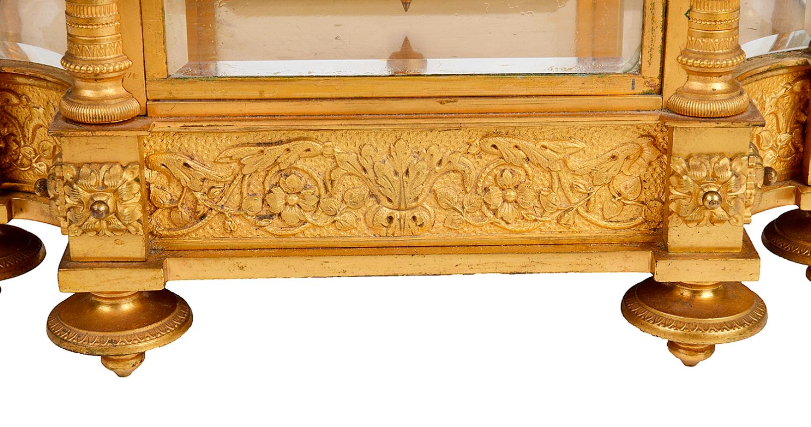 French 19th Century Louis XVI Style Ormolu Mantel Clock 1
