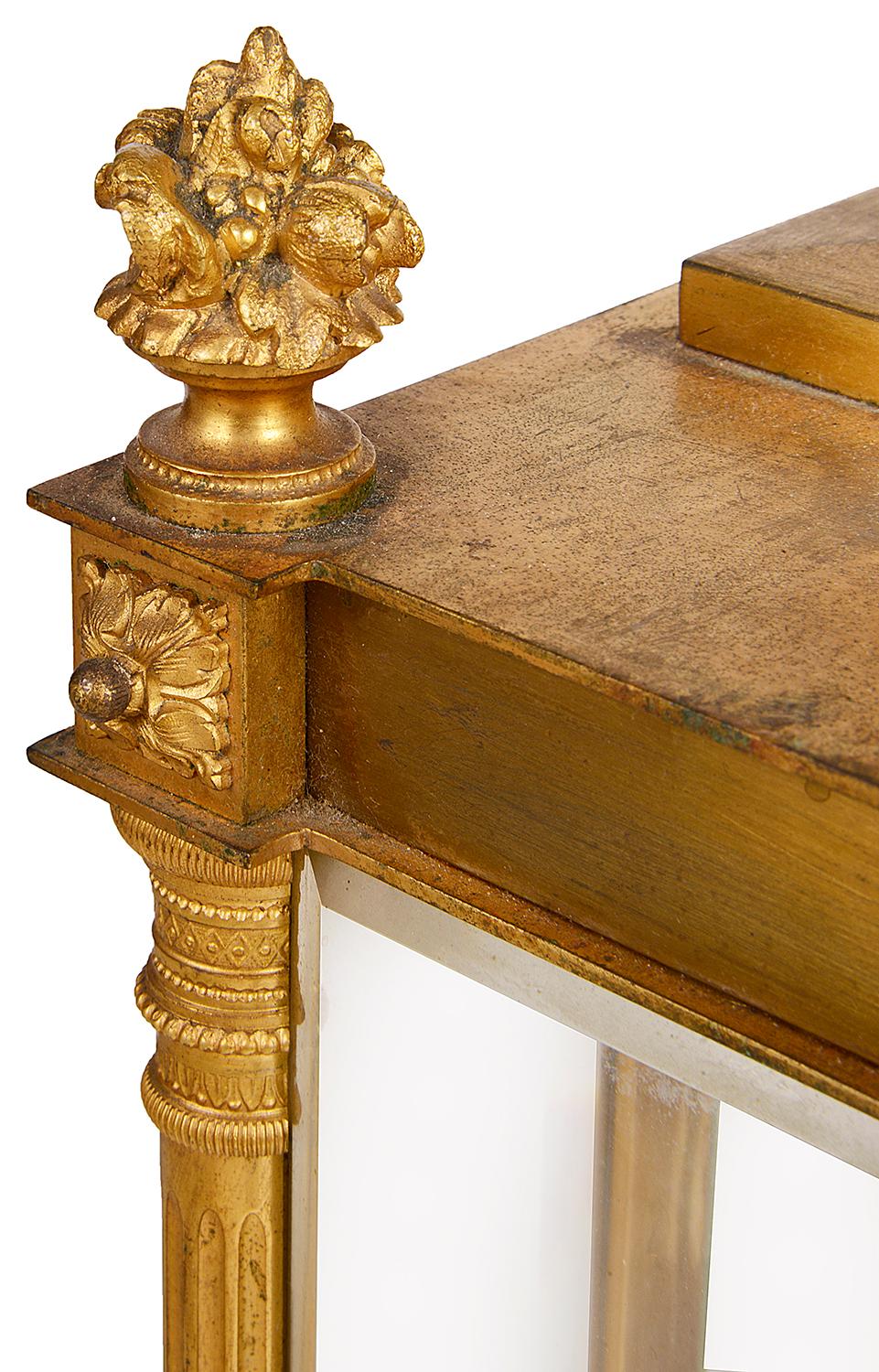 French 19th Century Louis XVI Style Ormolu Mantel Clock 4