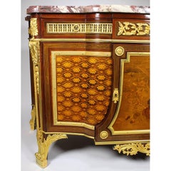 French 19th Century Louis XVI Style Ormolu and Marquetry Fontainebleau Commode