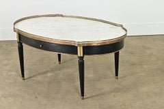 French 19th Century Louis XVI Style Oval Coffee Table