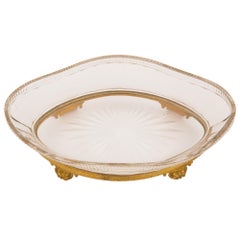 French 19th Century Louis XVI Style Oval Shaped Centerpiece Bowl