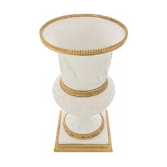 French 19th Century Louis XVI Style Porcelain and Ormolu Medici Designed Vase
