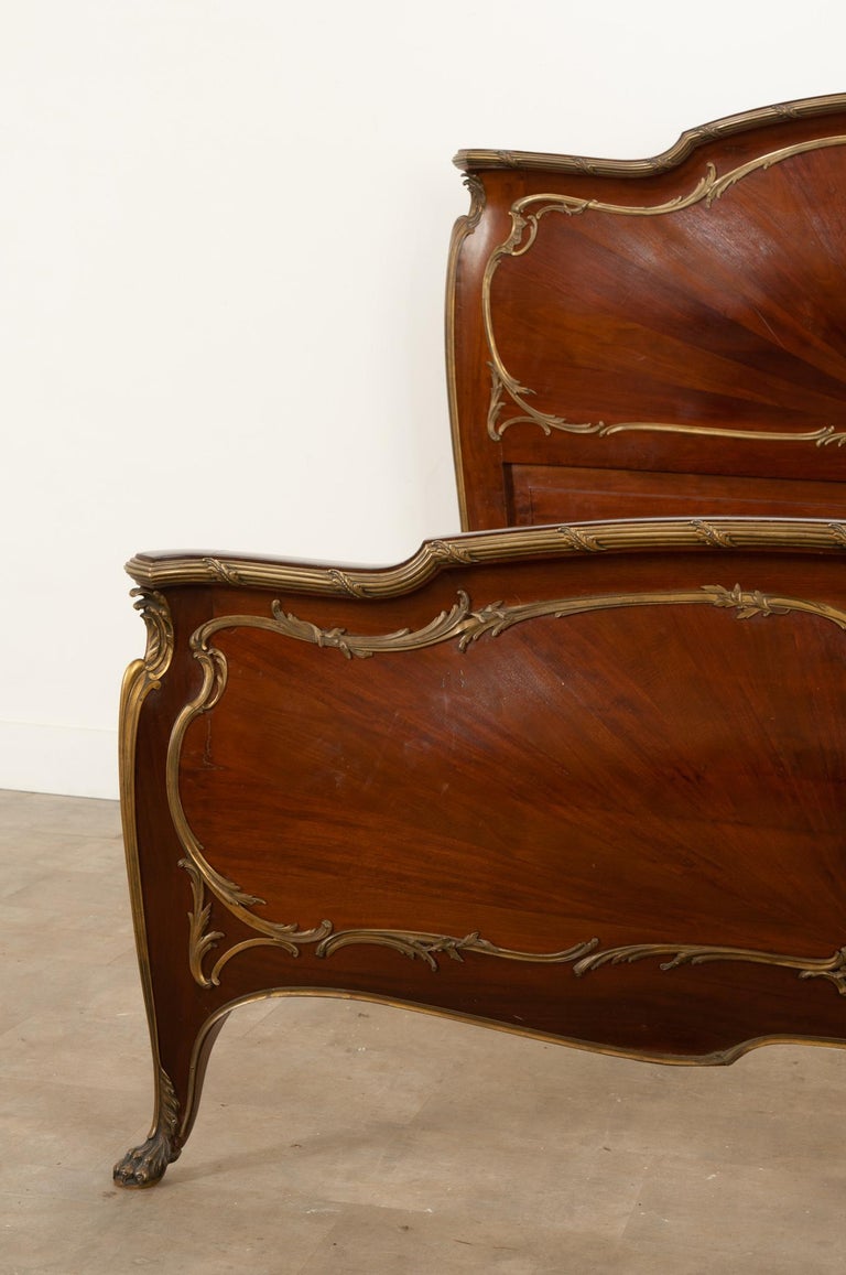 French 19th Century Louis XVI Style Queen Bed For Sale at 1stDibs