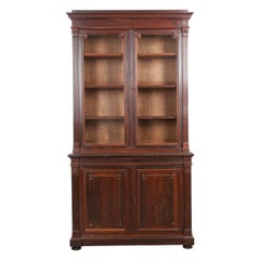 Antique French 19th Century Louis XVI Style Rosewood Bibliothèque