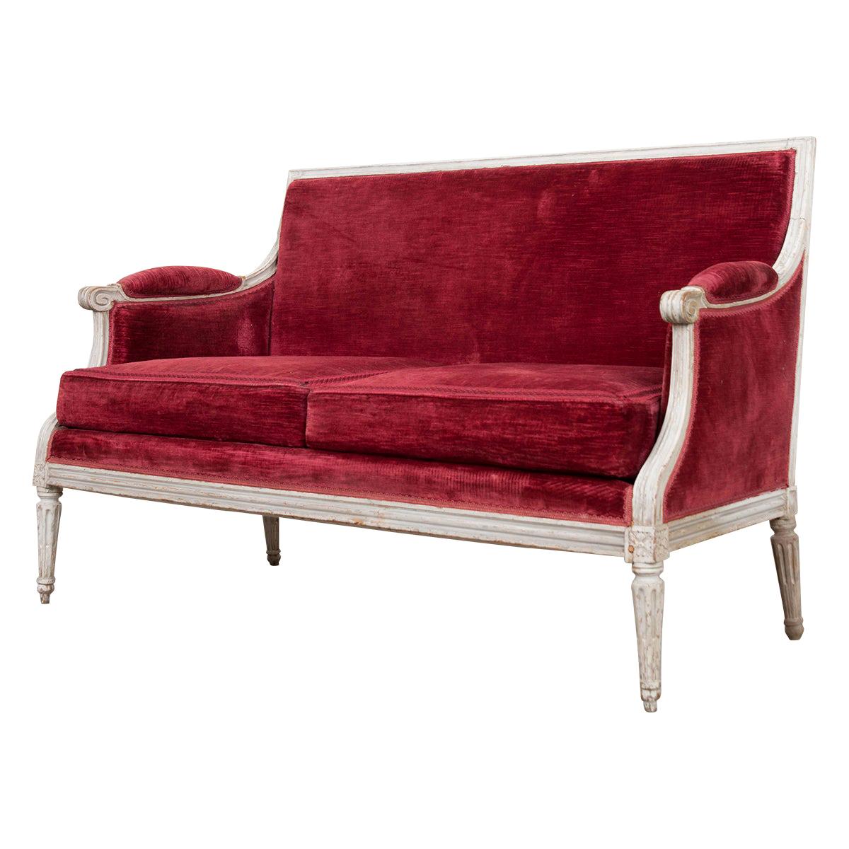 19th Century French Empire Style Settee at 1stdibs