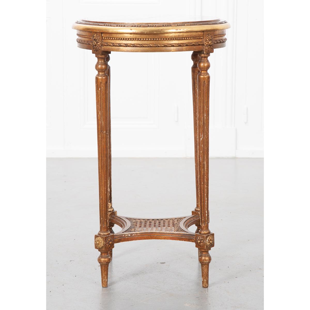 French 19th Century Louis XVI Style Side Table In Good Condition In Baton Rouge, LA
