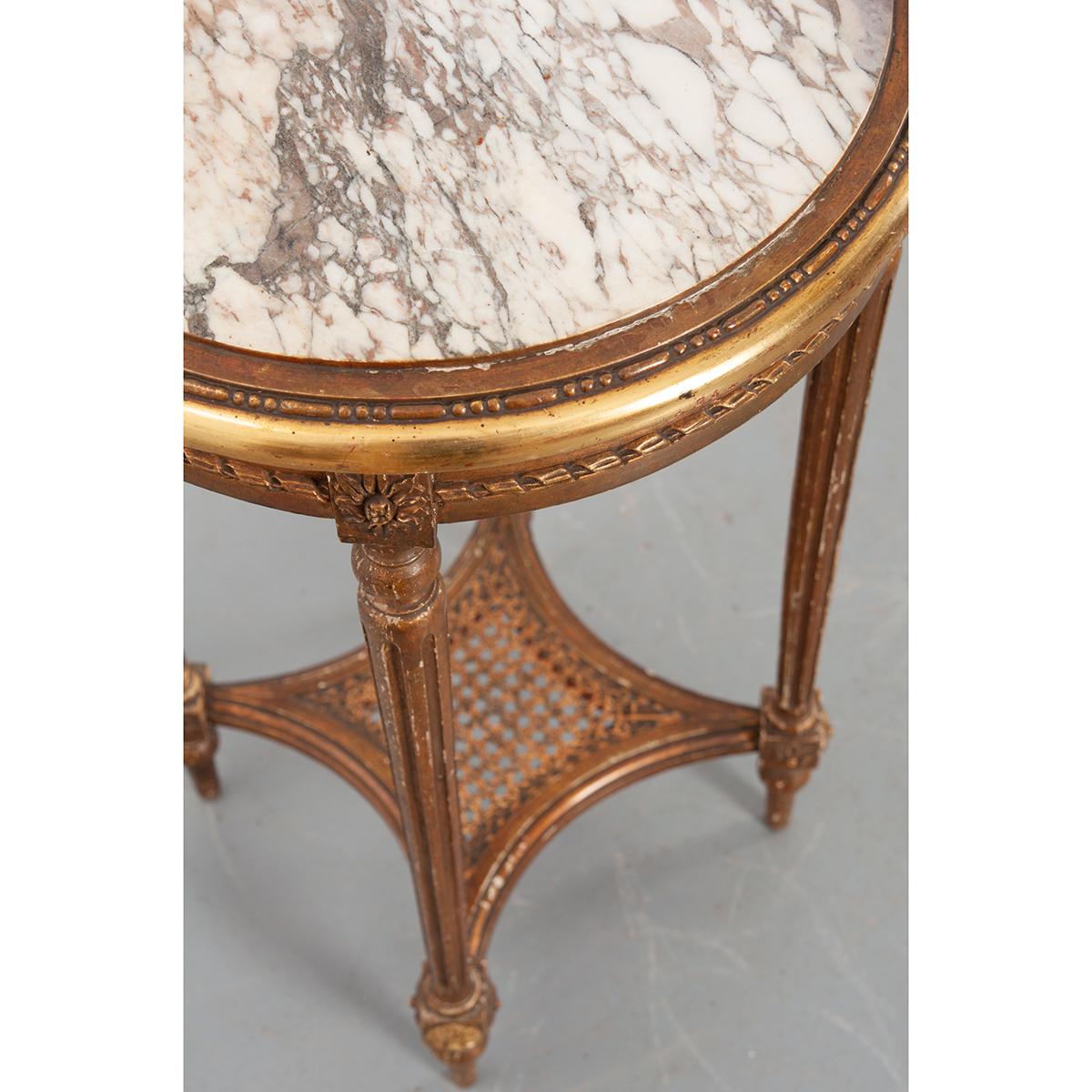 French 19th Century Louis XVI Style Side Table 1