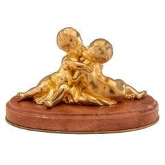 Antique French 19th Century Louis XVI Style Small Scale Statue/Paperweight