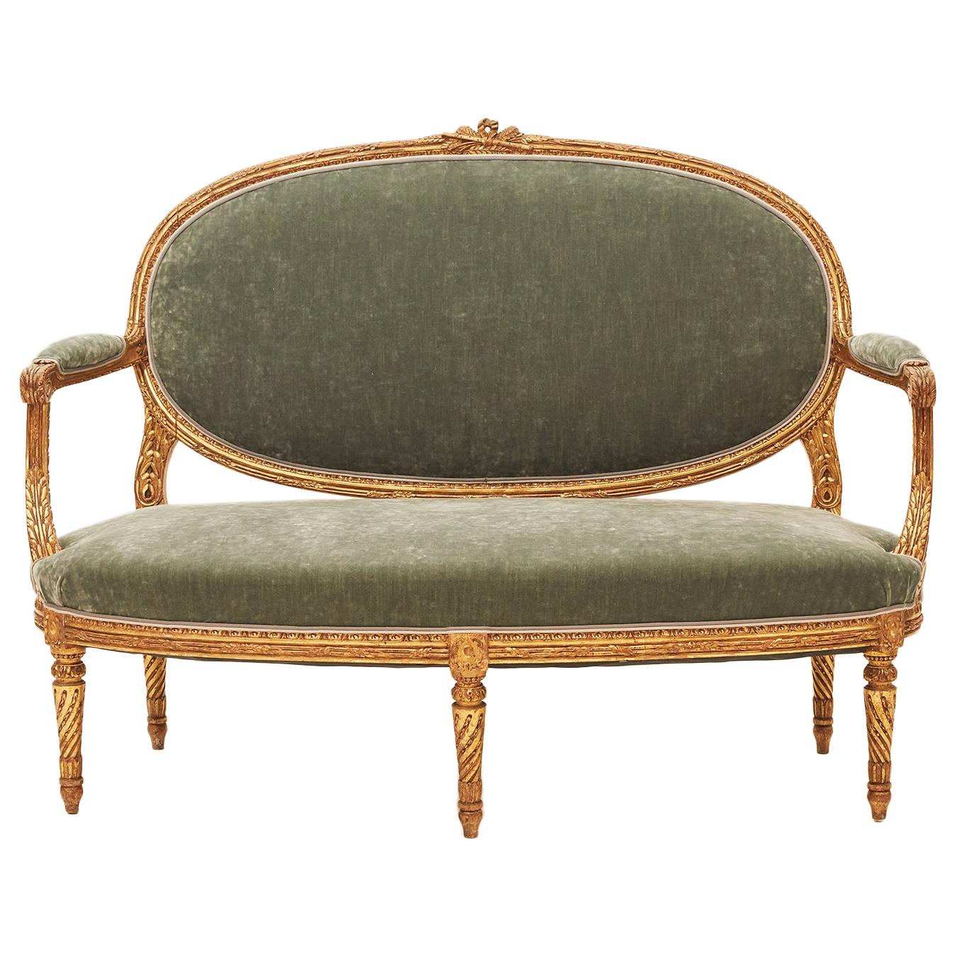French 19th Century Louis XVI Style Sofa