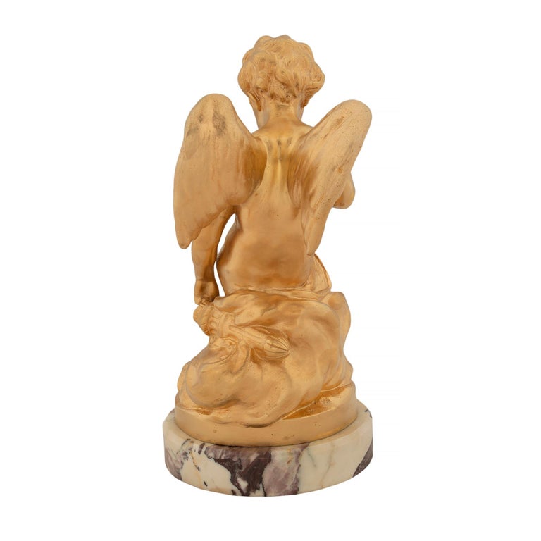 French 19th Century Louis XVI Style Statue after Étienne-Maurice Falconet For Sale 2