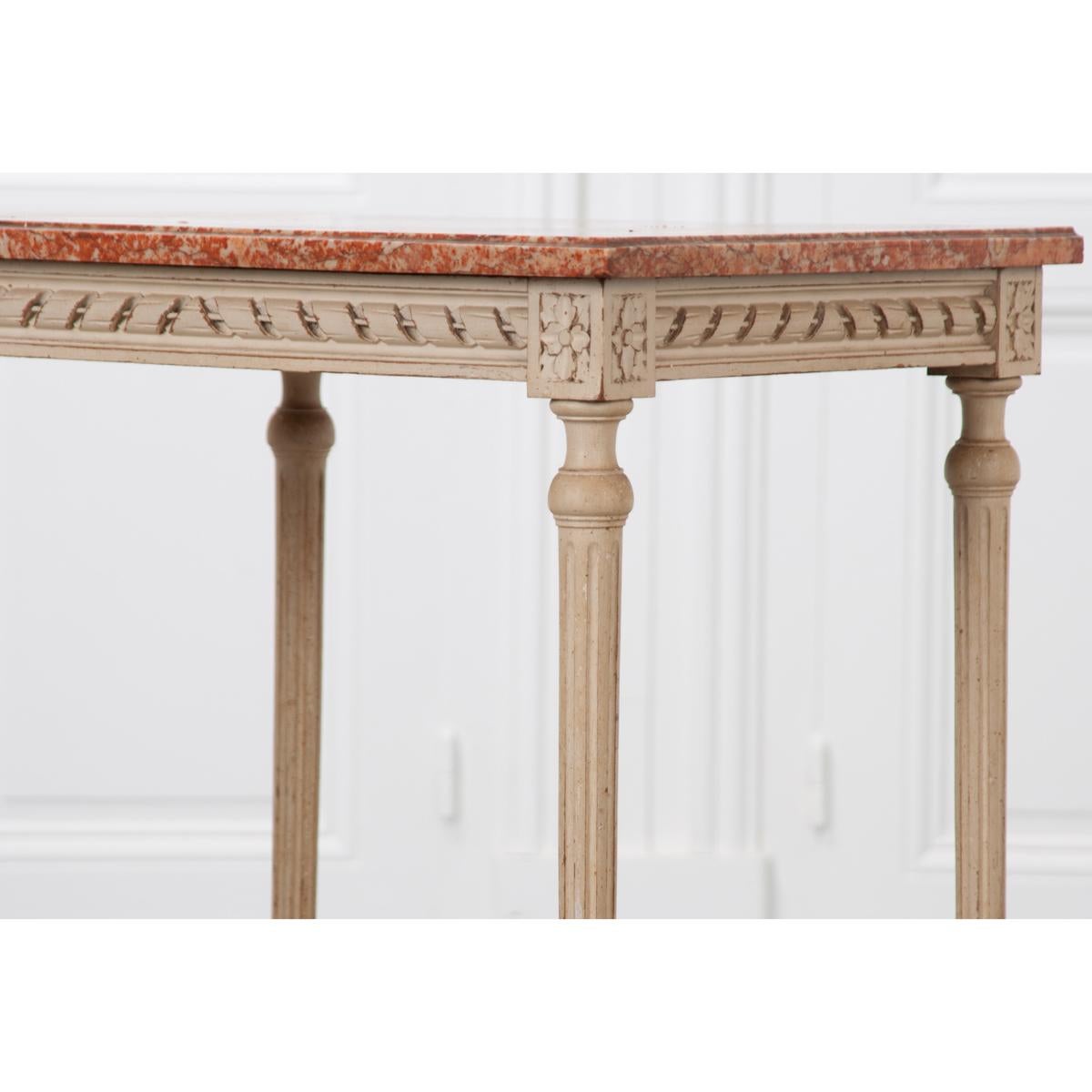 Marble French 19th Century Louis XVI-Style Table