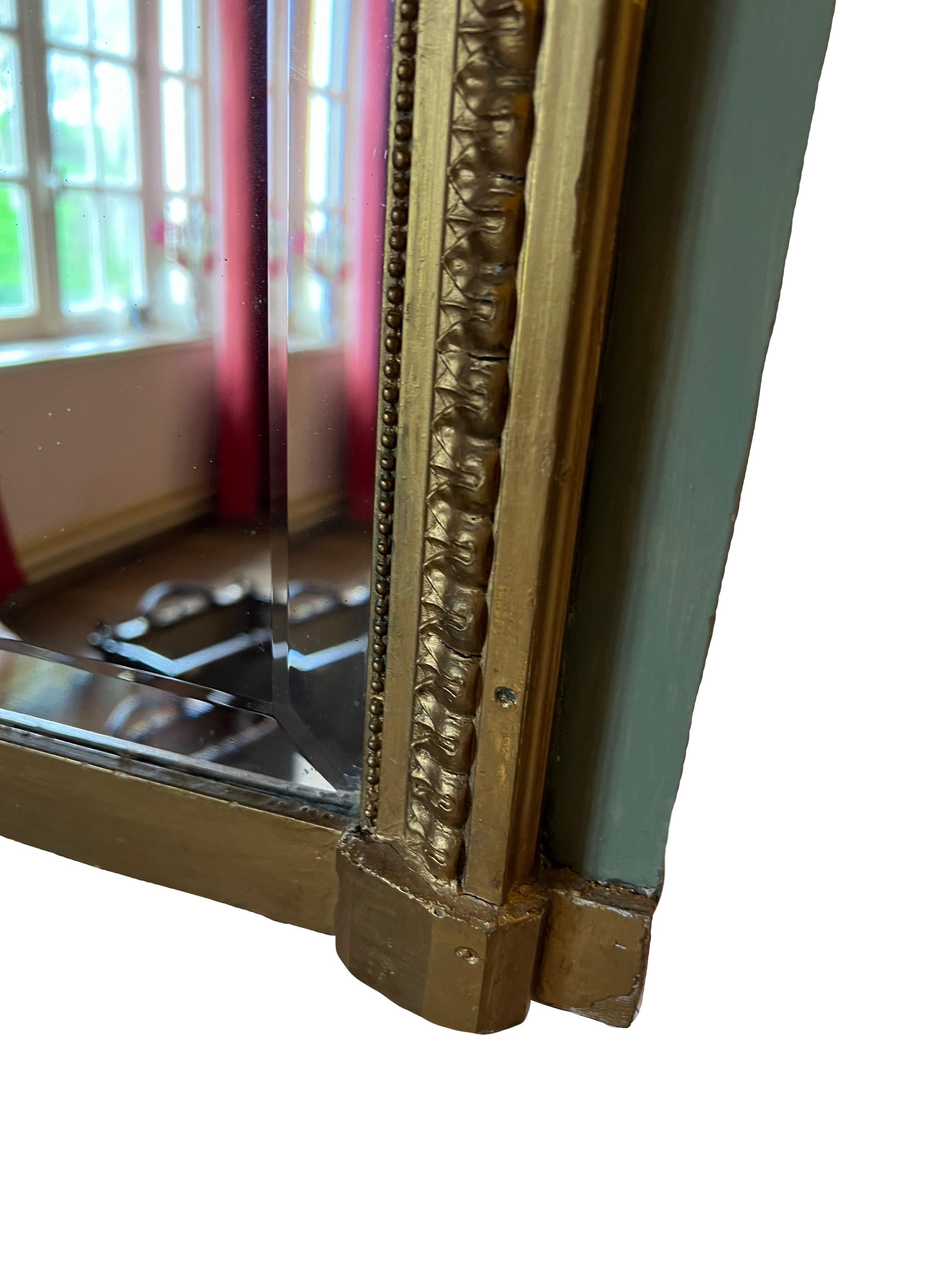 French 19th Century Louis XVI Style Trumeau Mirror For Sale 3