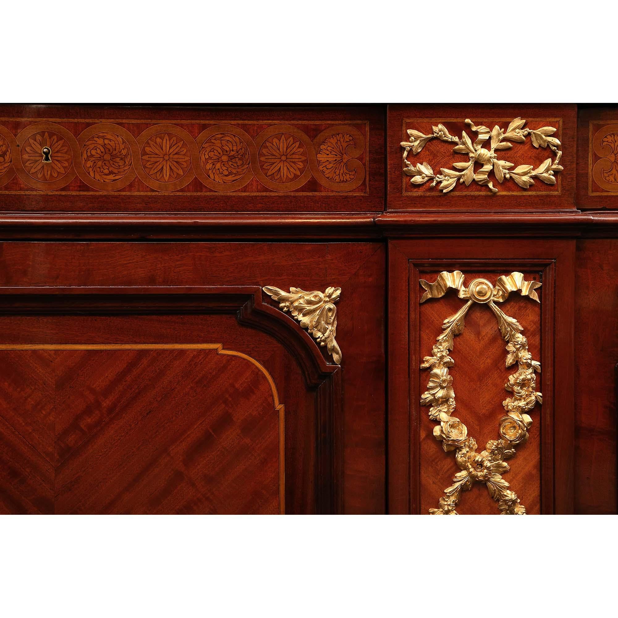French 19th Century Louis XVI Style Tulipwood and Kingwood Buffet 8