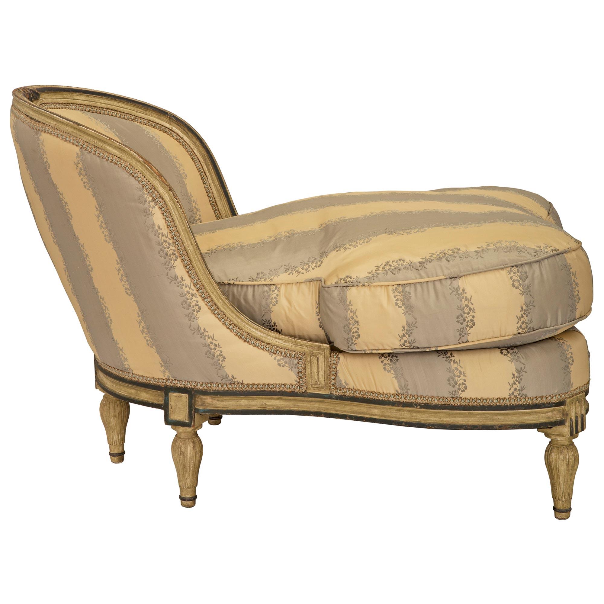 French 19th Century Louis XVI Style Two Piece Lounge Set 3