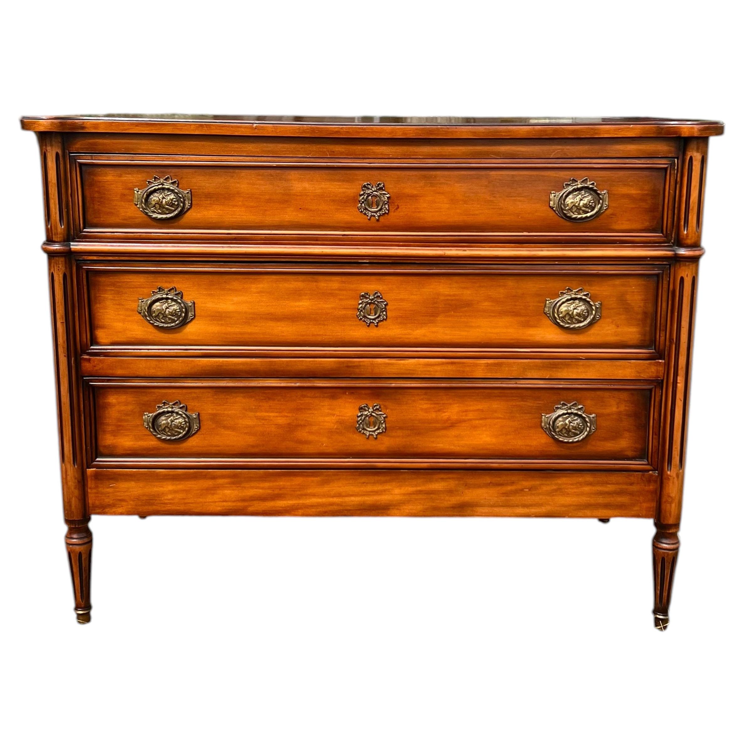 French 19th Century Louis XVI Walnut Chest of Drawers