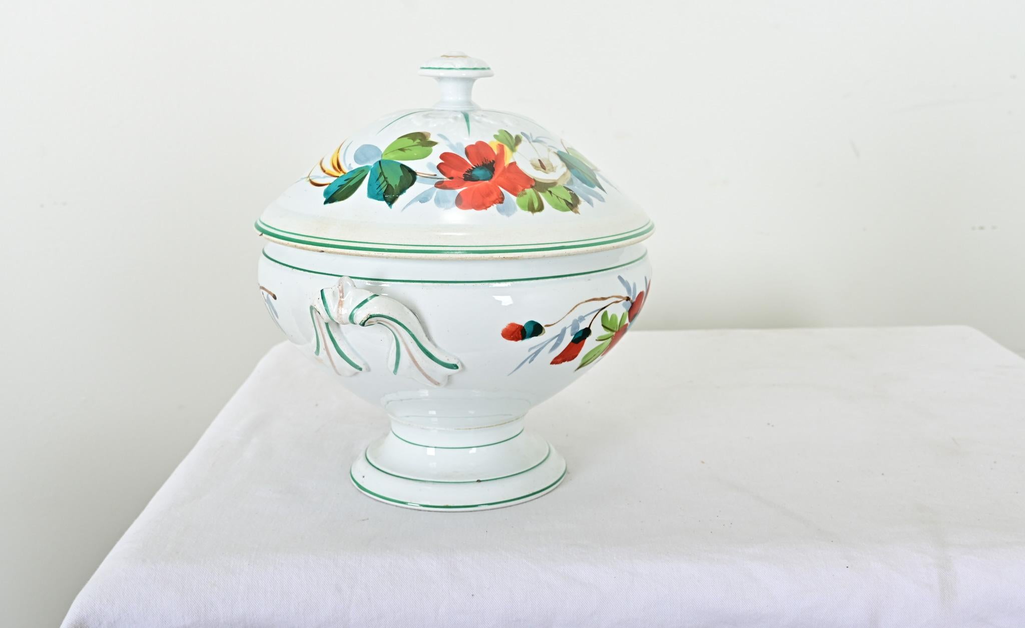Sopera Luneville francesa del siglo XIX en venta 4