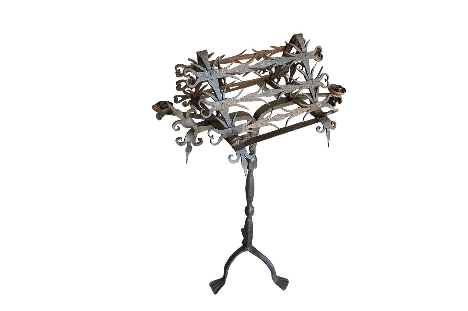 Iron French 19th Century Lutrin - Book Stand For Sale
