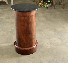French 19th Century Mahogany and Marble Bedside Cabinet