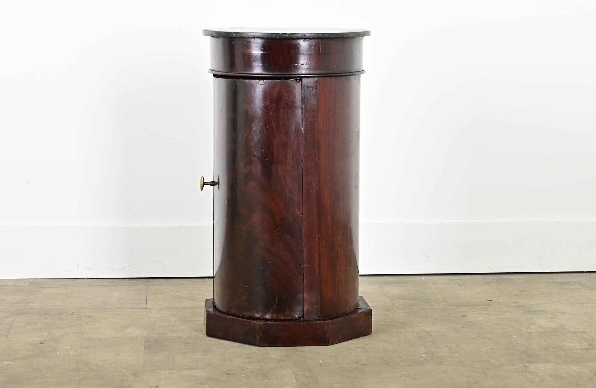 French 19th Century Mahogany Bedside Cabinet 4