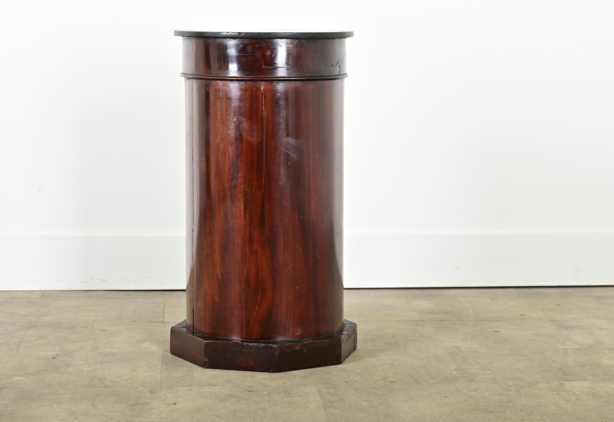 French 19th Century Mahogany Bedside Cabinet 1