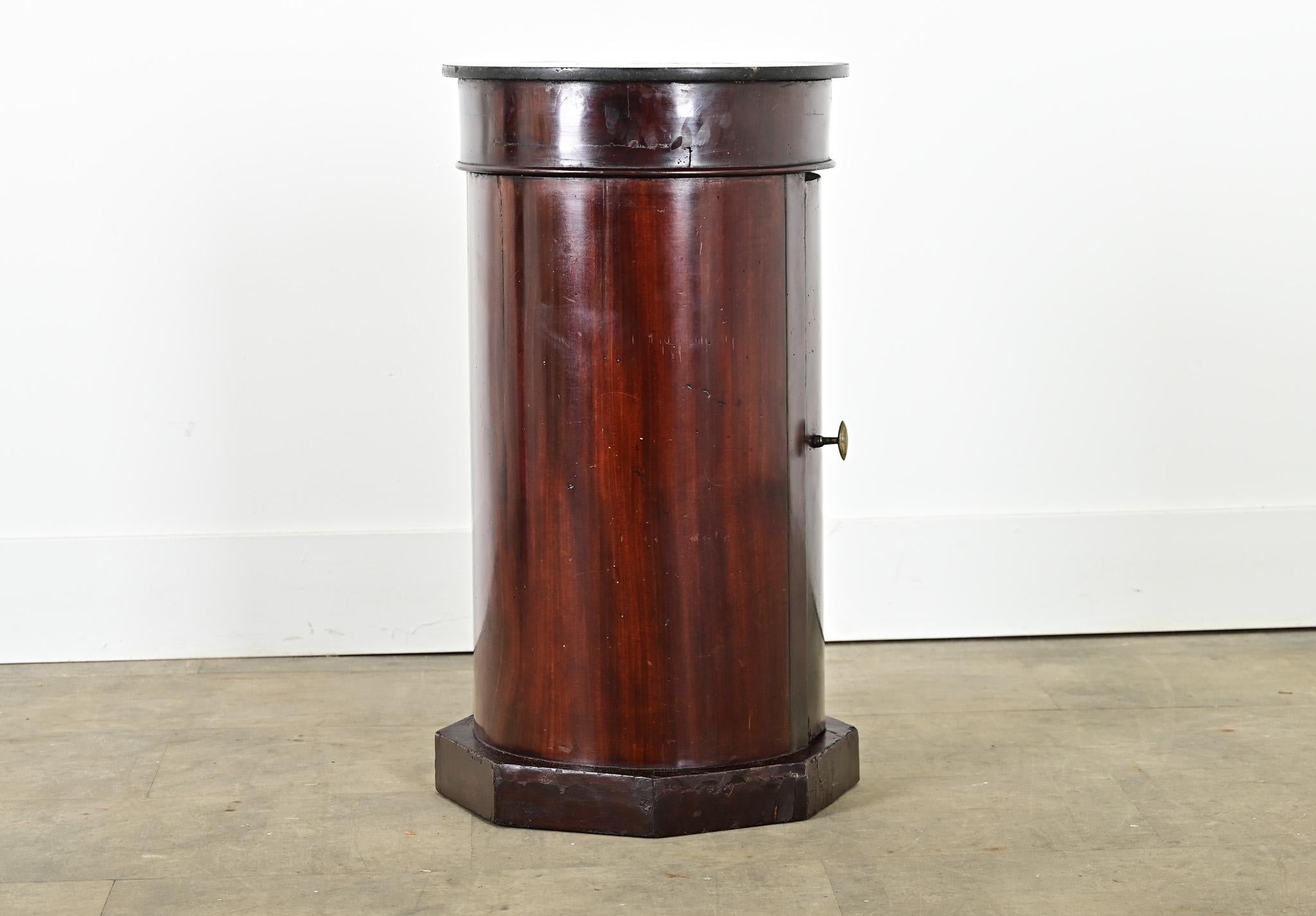 French 19th Century Mahogany Bedside Cabinet 2