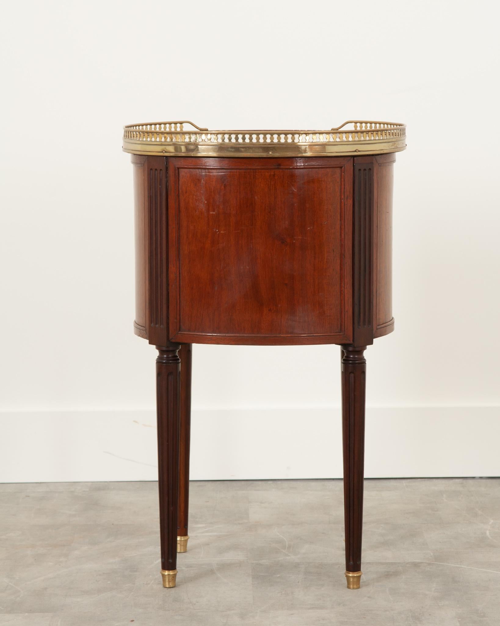 French, 19th Century, Mahogany Bedside Table In Good Condition In Baton Rouge, LA
