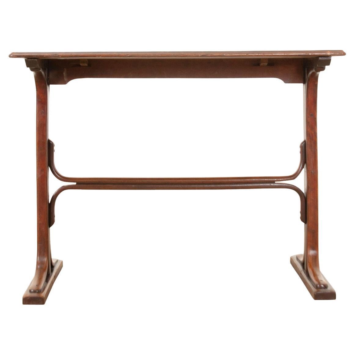 French 19th Century Mahogany Bistro Table