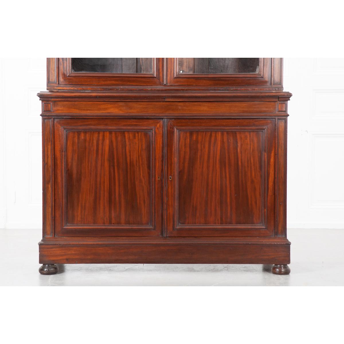 French 19th Century Mahogany Buffet à Deux Corps 1