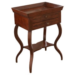 Antique French 19th Century Mahogany Commode Table