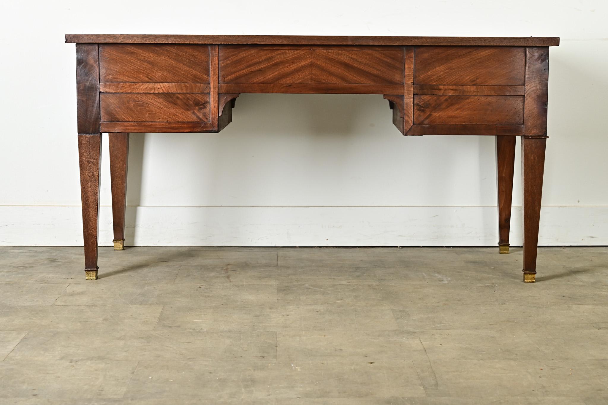 French 19th Century Mahogany Directoire Desk 11