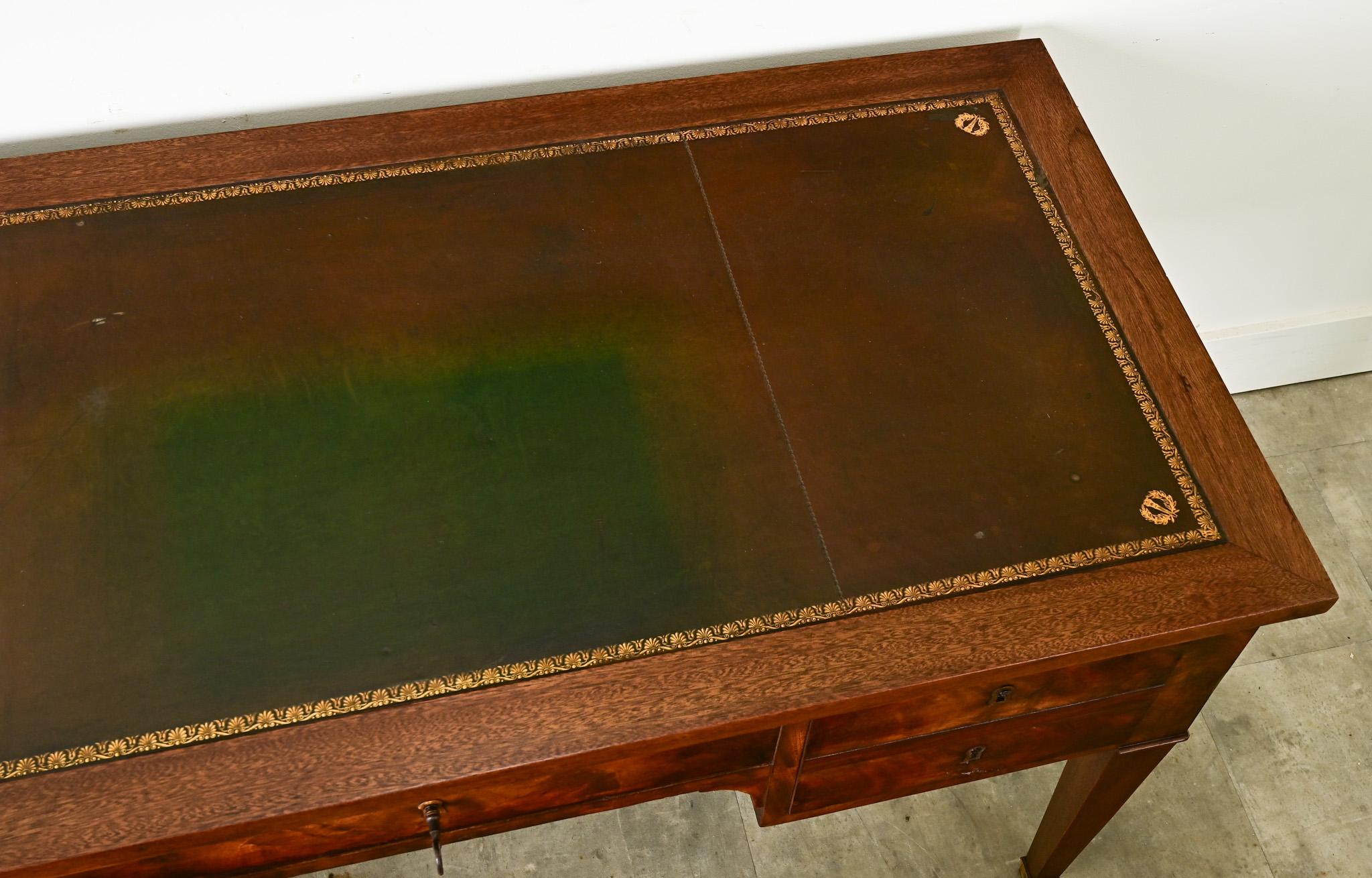 French 19th Century Mahogany Directoire Desk 2