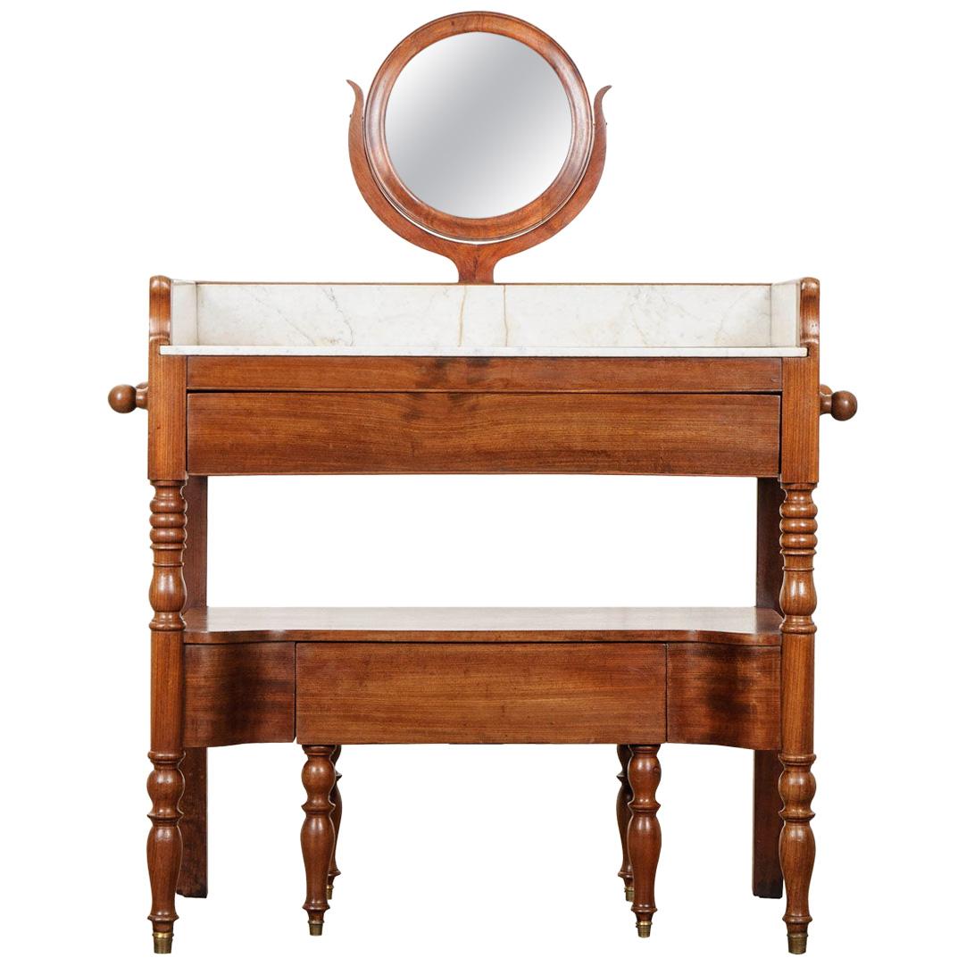 French 19th Century Mahogany Dressing Table