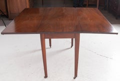 French 19th Century Mahogany Drop-Leaf Table
