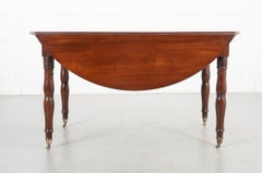 French 19th Century Mahogany Drop Leaf Table