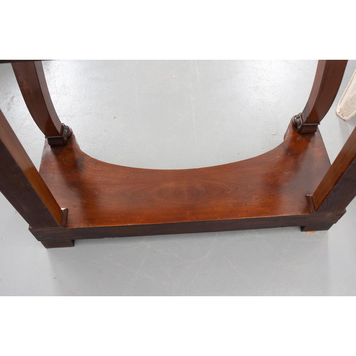 French 19th Century Mahogany Empire-Style Console 5