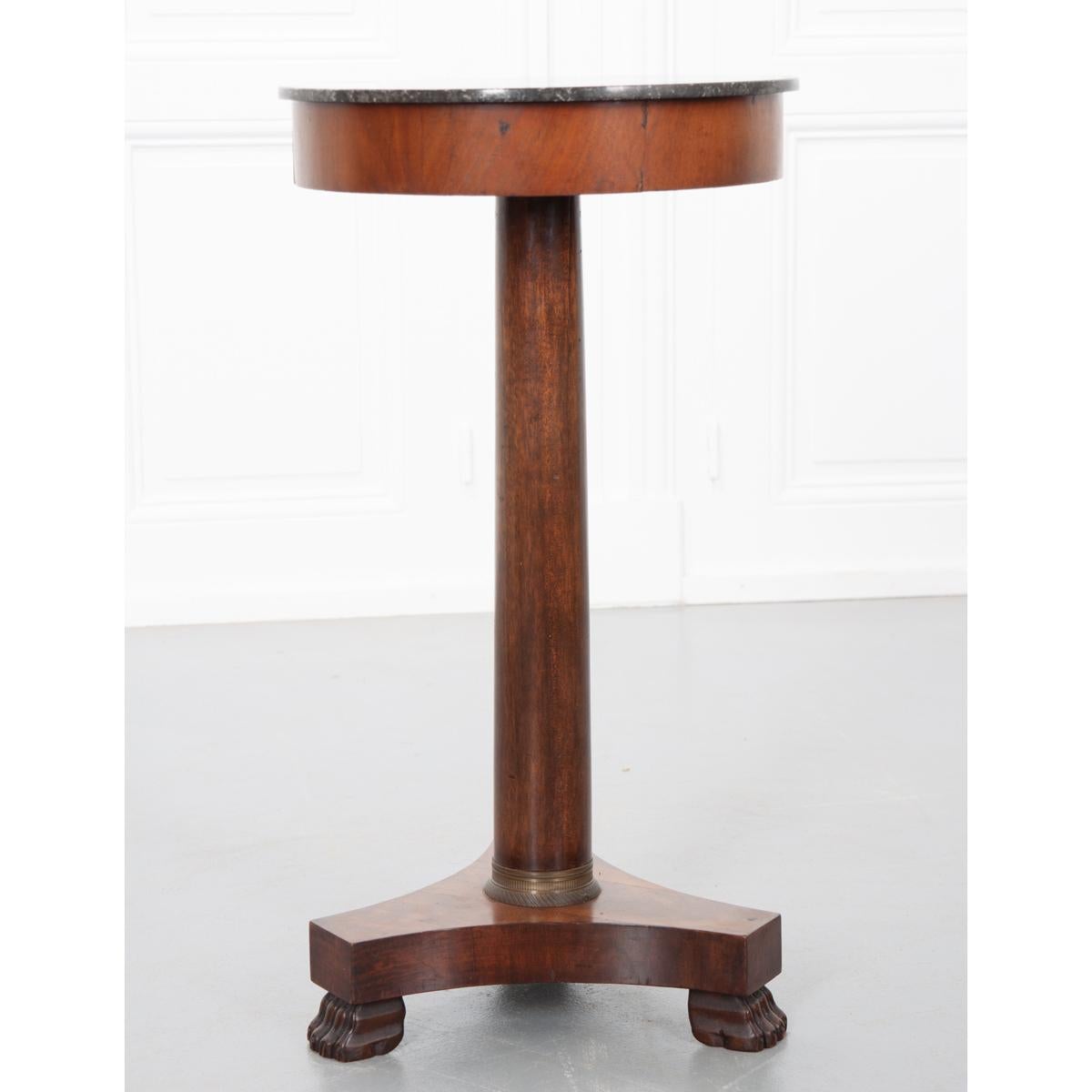 French 19th Century Mahogany Empire-Style Table In Good Condition In Baton Rouge, LA